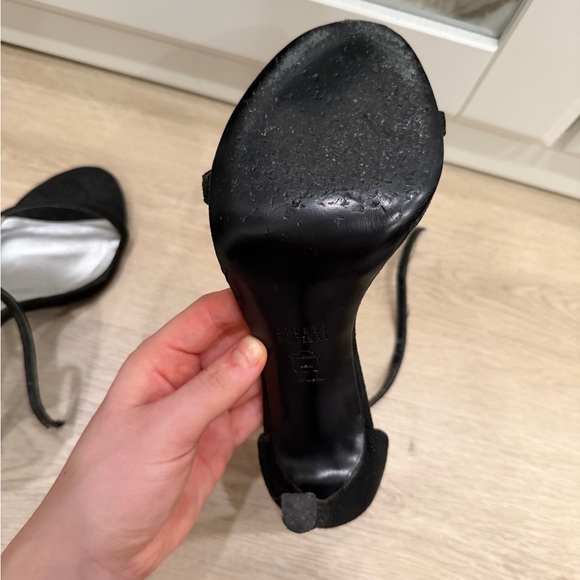 Stuart Weitzman Glittering Black Heels - Picture 5 of 5